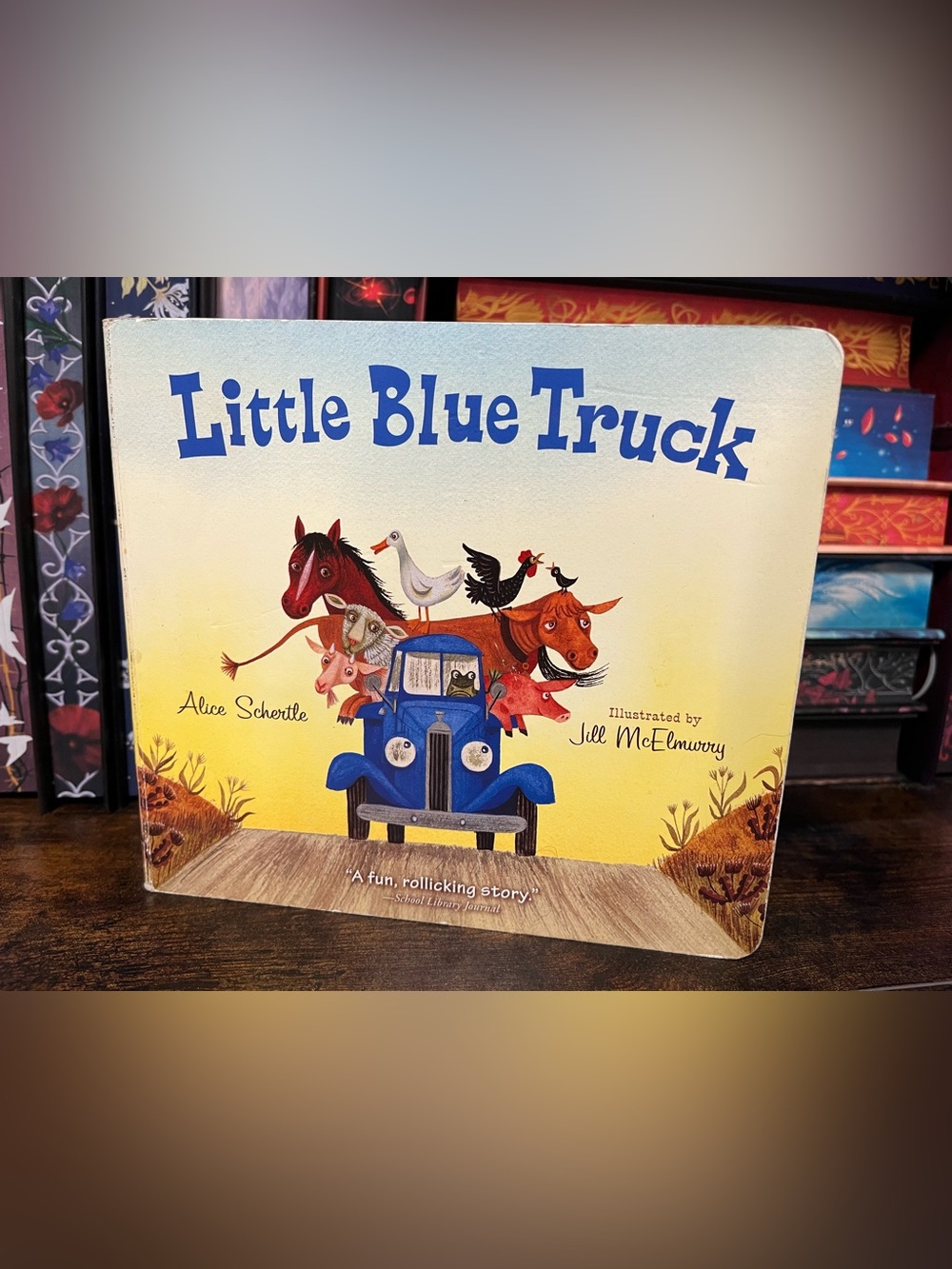 Little Blue Truck Board Book - Blue Cover
